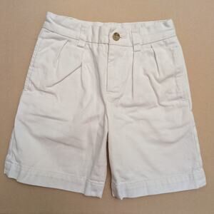 POLO Ralph Lauren Twill Cotton‎ Pleated Regatta Shorts Kids White Classic Chino